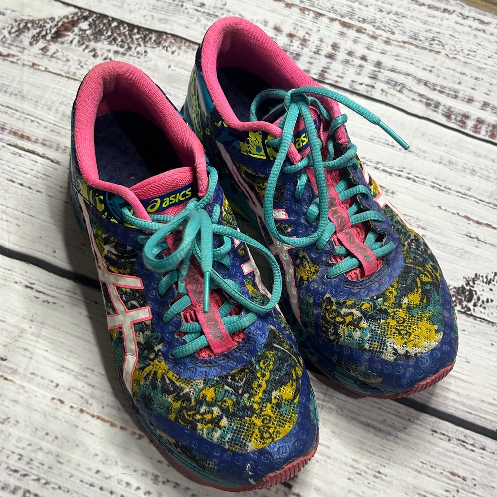 Asics Gel Noosa Tri 11 Womens 7.5 US Shoes Road Race Trainer Blue Pink
